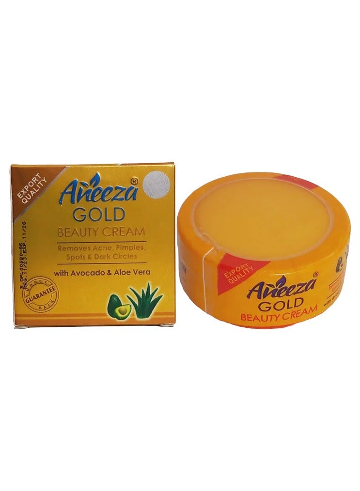 ANEEZA GOLD Gold Beauty Cream With Avocado & Aloe Vera 20gm (Pack of 6) - Image 3