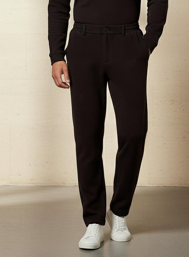 Iconic Men Regular Fit Trousers - Image 1