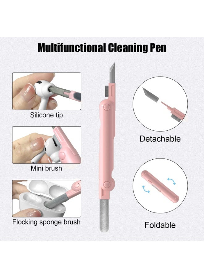 Laptop Cleaner, 7 in 1 Keyboard Cleaner Set, Computer MacBook Earphone Cleaning Kit, Tablet and Screen Dust Brush Including Soft Sweep, Swipe, 3 in 1 Airpod Cleaner Pen, Key Puller and Spray Bottle - Image 5