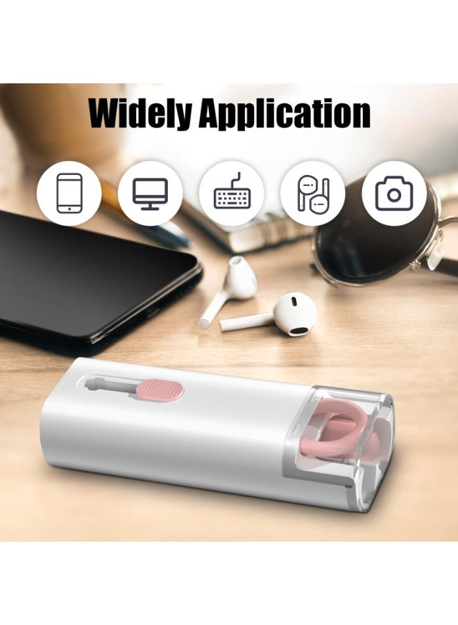 Laptop Cleaner, 7 in 1 Keyboard Cleaner Set, Computer MacBook Earphone Cleaning Kit, Tablet and Screen Dust Brush Including Soft Sweep, Swipe, 3 in 1 Airpod Cleaner Pen, Key Puller and Spray Bottle - Image 1