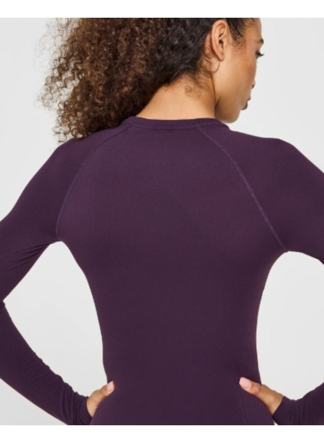 Oneractive Seamless Fitted Long Sleeve Top - Image 3