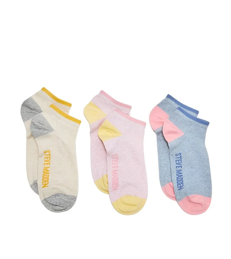 ستيف مادن 3 Pack Ladies Ankle Socks