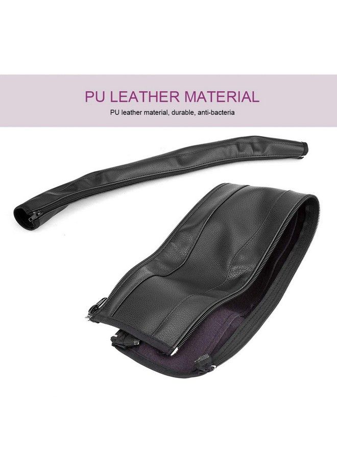 GLOGLOW Baby Stroller Bar Cover Baby Stroller Universal Armrest Handle Sleeve Cover Pu Leather Stroller Handlebar Cover Infant Toddler Pram Bar Dust Proof Handle - Image 4