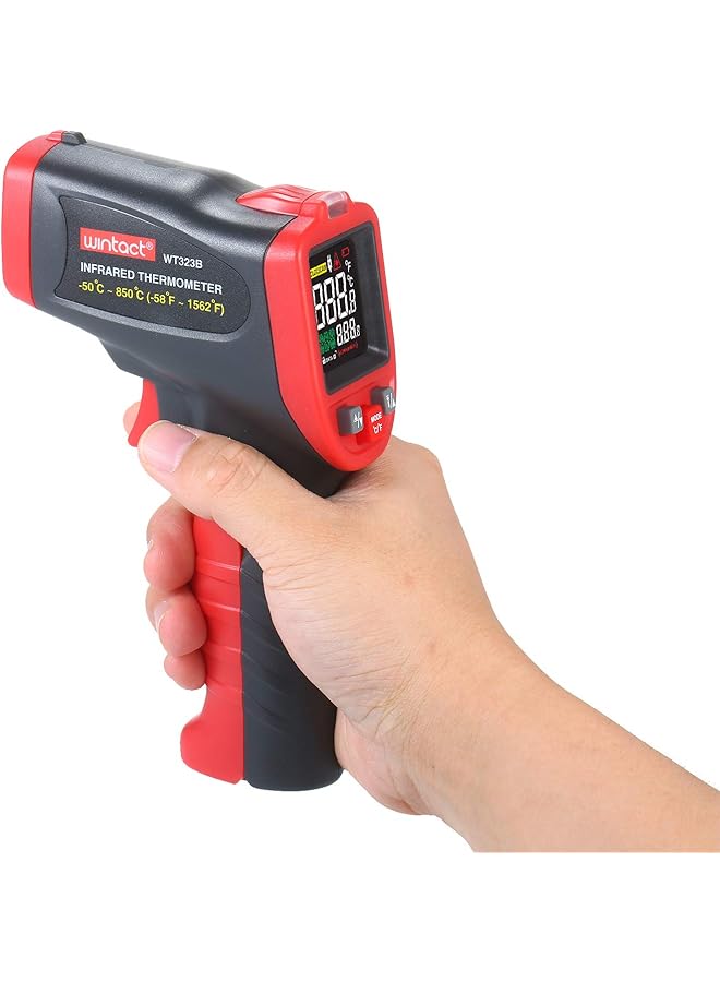 Eacam Temperature Tester, -50℃～850℃ Infrared Thermometer With Type K Thermocouple - Professional Industrial Non-Contact Digital Laser Ir Instrument - Image 1