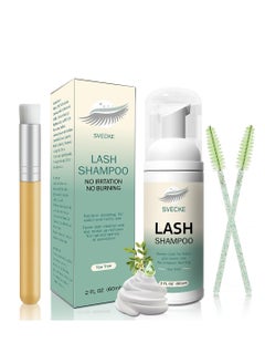 Lash Shampoo Kit for Eyelash Extension, Eyelash Shampoo 2 fl.oz / 60ml, Eyelash Extension Cleanser, Lash Eyelid Foam Cleaning Kit for Salon Use and Home Use (Tea Tree) - pzsku/ZA13FDCA287D3570771F9Z/45/_/1733265268/8e6c501b-5e72-4a4d-8927-caa147ee1cc7