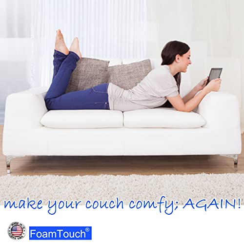 FoamTouch Upholstery Foam Cushion High Density 3" Height x 24" Width x 24" Length Made in USA - Image 5