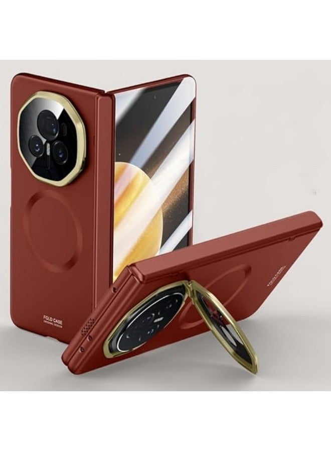 general حافظة مغناطيسية متوافقة مع Honor Magic V3، غلاف فيلم متكامل مع حماية مفصل نابض وحامل عدسة معدني لـ Honor Magic V3 - Image 1