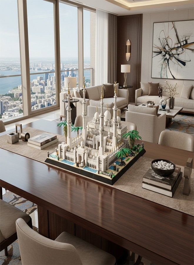 wange 5253 the Sheikh Zayed Grand Mosque 1463pcs Building Blocks，World Famous Architecture Model, Birthday for Adults And Boys Age 8+ - Image 5