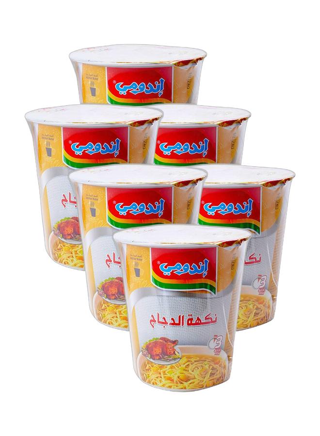 Indomie Instant Cup Noodles Chicken Flavour 60G, Bundle of 6 - Image 1