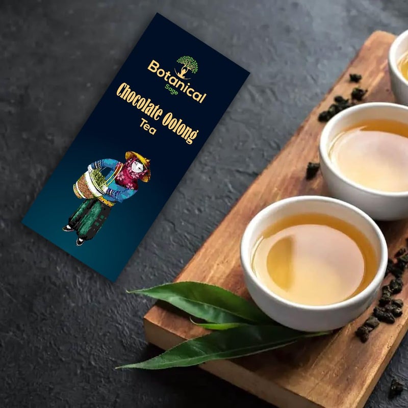 Botanical Sage- Chocolate Oolong Tea 30 Pyramid Teabags | Rich In Antioxidants | Selected | Luxury Tea - Image 4