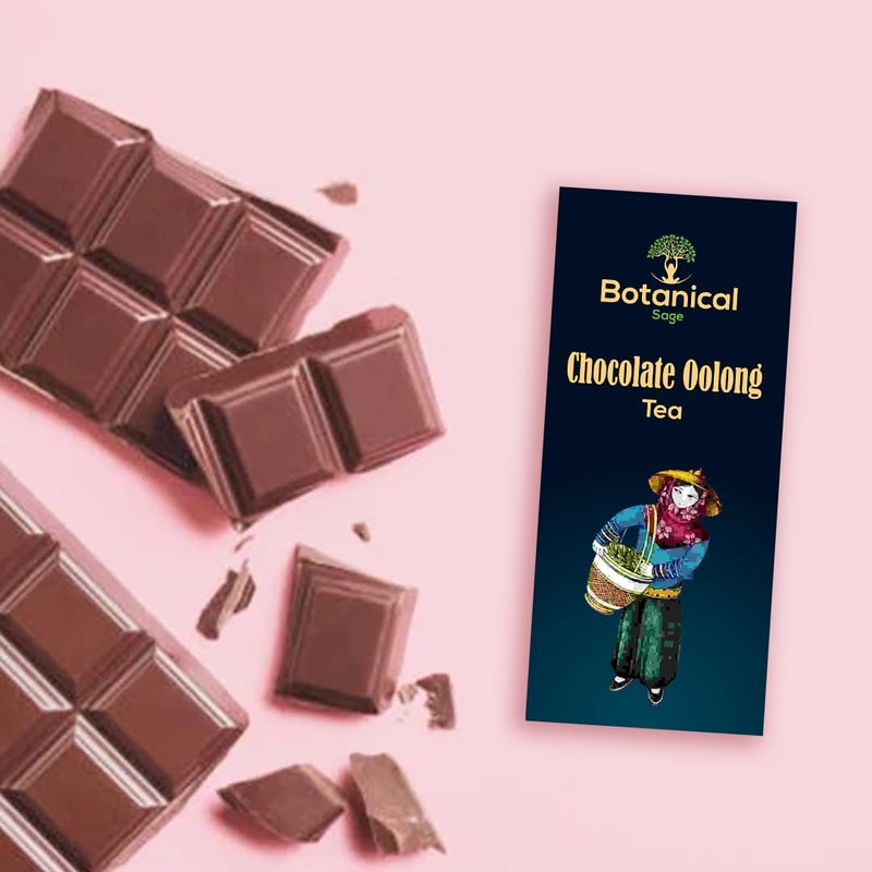 Botanical Sage- Chocolate Oolong Tea 30 Pyramid Teabags | Rich In Antioxidants | Selected | Luxury Tea - Image 2