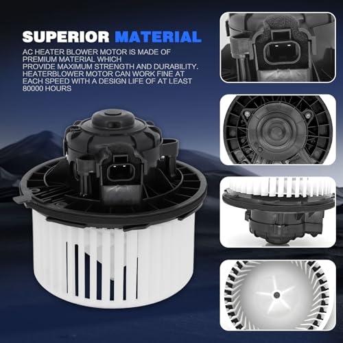 POHILA 700164 Front Blower Motor for 2007-2014 Chevy Tahoe, 2007-2014 Silverado, 2007-2013 Avalanche, 2007-2014 Suburban, for 2007-2014 GMC Yukon Sierra, for 2007-2014 Cadillac Escalade, OE# 22741027 - Image 4