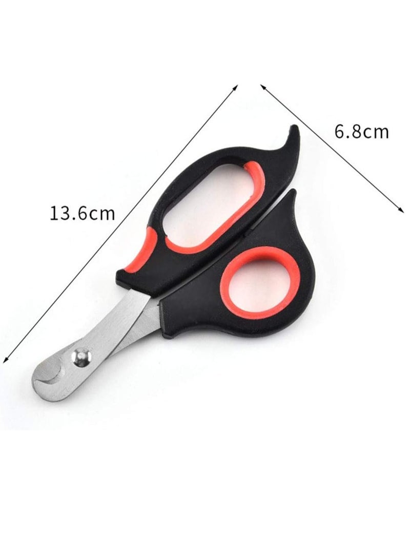 Stainless Steel Dog Nail Clipper,Pet Dog Cat Rabbit Guinea Pig Claw Toe Nail Trimmer