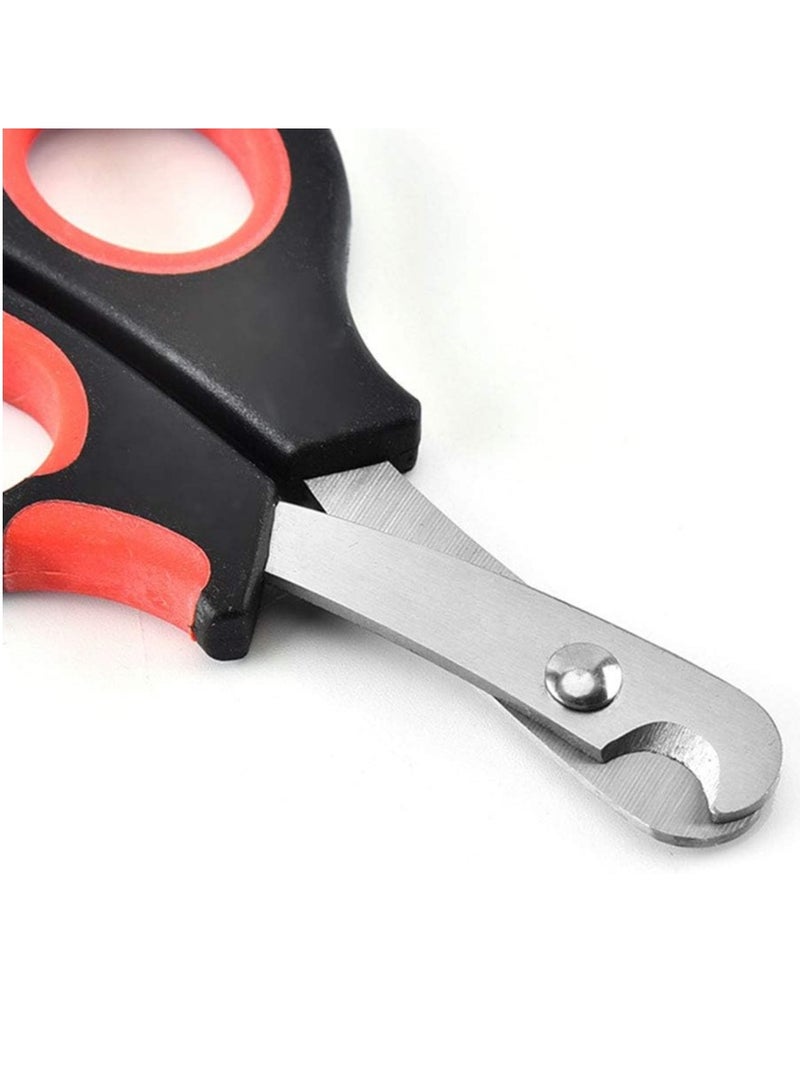 Stainless Steel Dog Nail Clipper,Pet Dog Cat Rabbit Guinea Pig Claw Toe Nail Trimmer