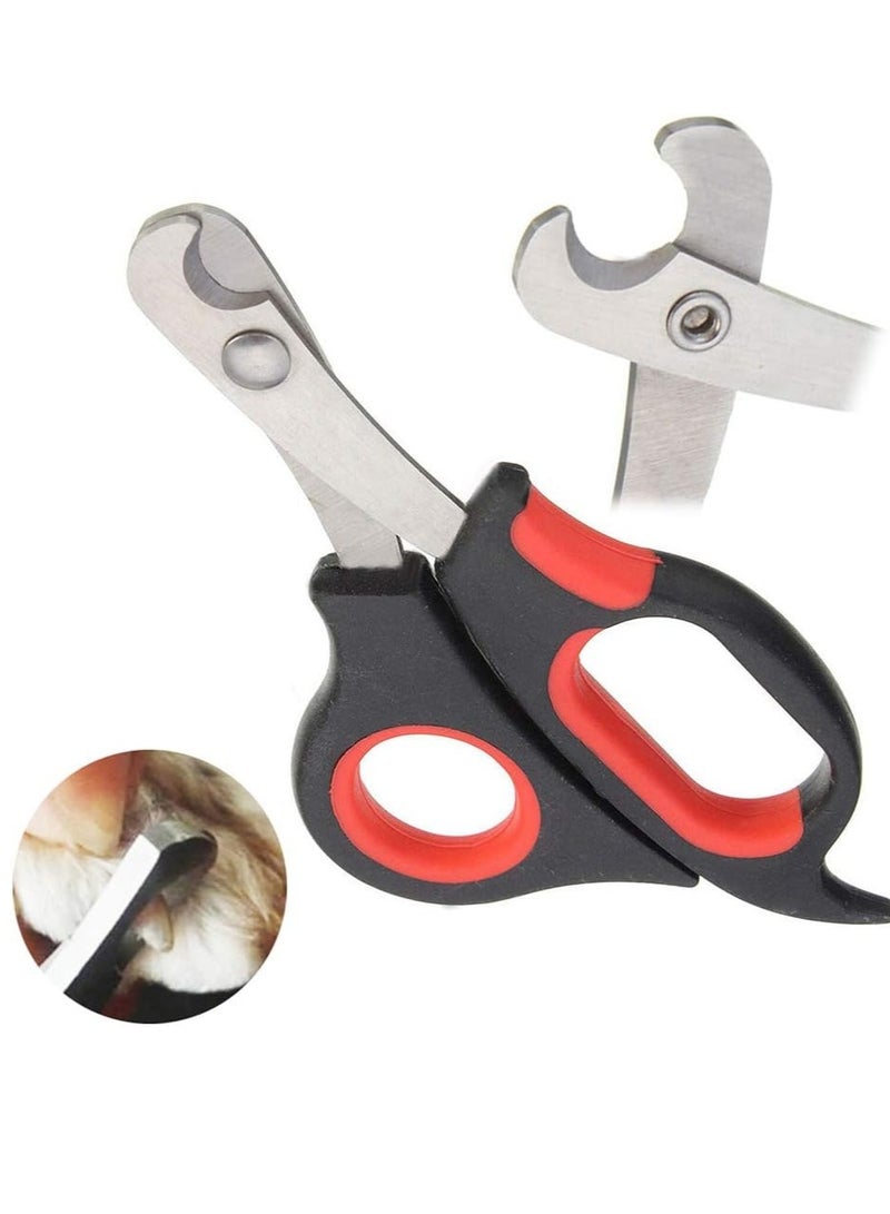 Stainless Steel Dog Nail Clipper,Pet Dog Cat Rabbit Guinea Pig Claw Toe Nail Trimmer