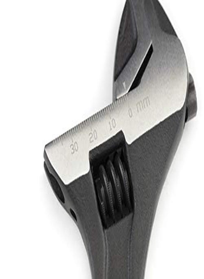 SATA 10-Inch Professional Extra Wide Jaw Adjustable Wrench with Forged Alloy Steel Body and a Chrome Plated Finish - ST47124 - Image 4