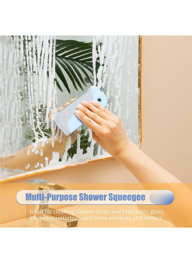 Generic - Window Squeegee Multi-Purpose Window Scrubber Shower Squeegee for Shower Doors Bathroom Window and Car Windshield Glass - Image 1