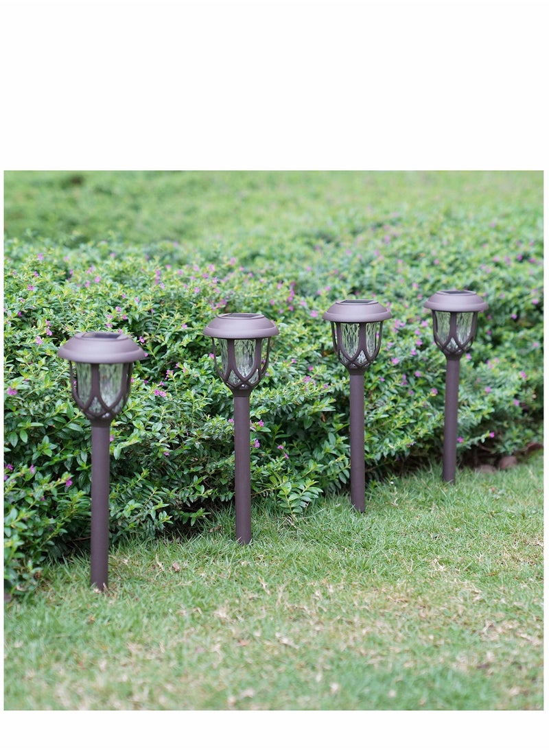 Y&D - 10 Pack Solar Lights Outdoor Decorative, Pathway Outdoor, Powered Garden Yard for Walkway Sidewalk Driveway - Image 1