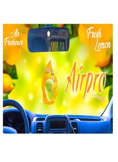 Airpro Luxury Hanging Gel| Car Perfume & Air Freshener | Fresh Lemon| Infuses Your Car with the Zesty, Invigorating Essence of Fresh Lemon, Ensuring a Long-Lasting and Refreshing Fragrance that Uplifts Your Car’s Atmosphere.  - Image 3