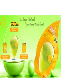 Airpro Luxury Hanging Gel| Car Perfume & Air Freshener | Fresh Lemon| Infuses Your Car with the Zesty, Invigorating Essence of Fresh Lemon, Ensuring a Long-Lasting and Refreshing Fragrance that Uplifts Your Car’s Atmosphere.  - Image 4