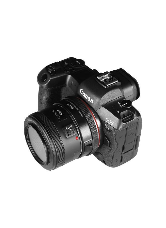 Meike - MK-EFTR-B for Canon EF/EF-S Lens to RF Mount Cameras Auto-Focus Lens Adapter with Control Ring for Canon EF/EF-S Lenses to Canon EOS R RP R5 R6 R7 R10 C70 - Image 1