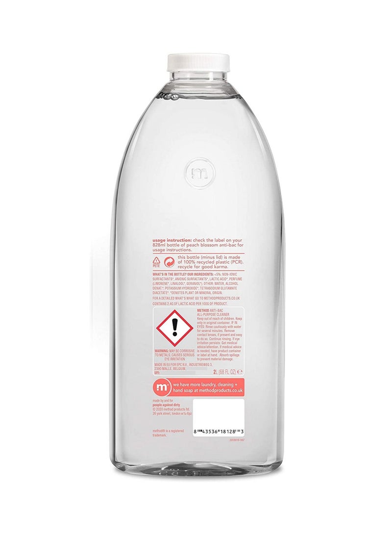 ميثود أنتيباك منظف لجميع الأغراض برائحة زهر الخوخ 2 لتر - Image 2