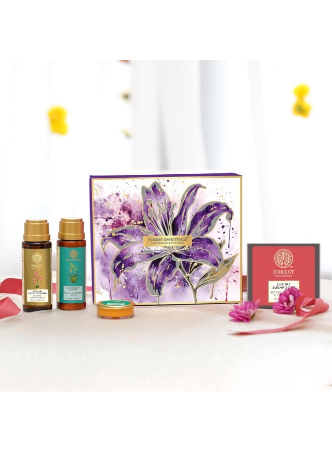 فورست اسينشالز مجموعة هدايا "فورست إسينشالز ميني ديلايتس" | مجموعة هدايا للعناية بالبشرة للوجه والجسم | منتجات مصغرة للسفر والإهداء | هدايا أعياد الميلاد والذكرى السنوية - Image 2