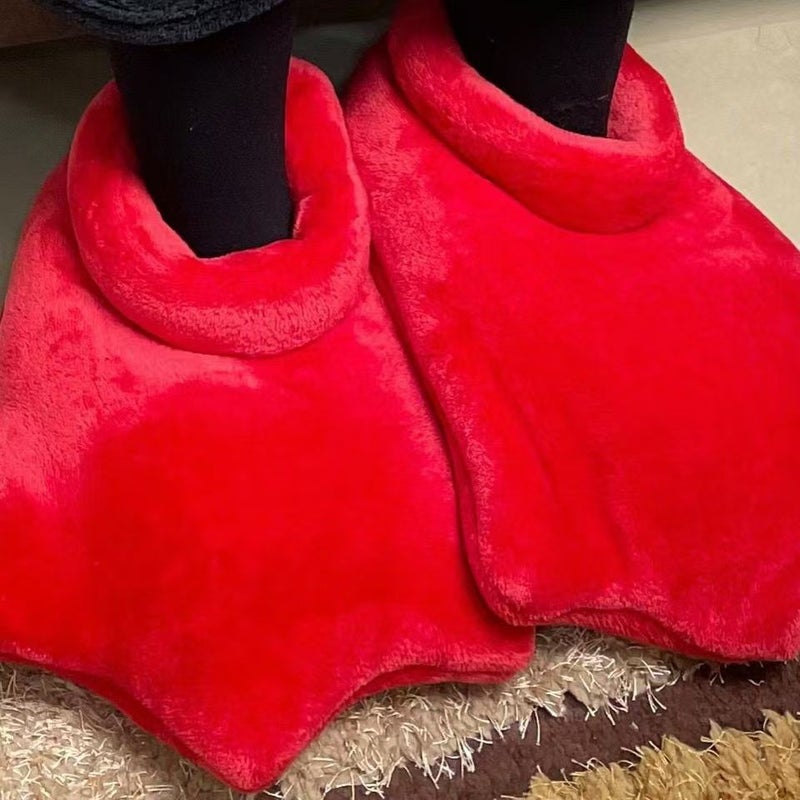 Claw shoes autumn and winter with men and women manufacturers wholesale fleece-lined thickened bag root multicolor explosions home plus size slippers Tiger pattern claw shoes - Image 2