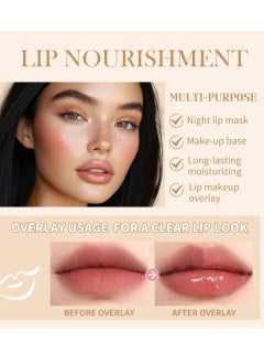 lakerain Summer Special Lip Butter Balm Non Greasy Soothes Dry Lip Care Oil Moisturizing Lightweight Summer Lip Balm for Dark and Dry Lips Hydrating and Nourishing Lip Gloss 15g Cake 04  - Image 5