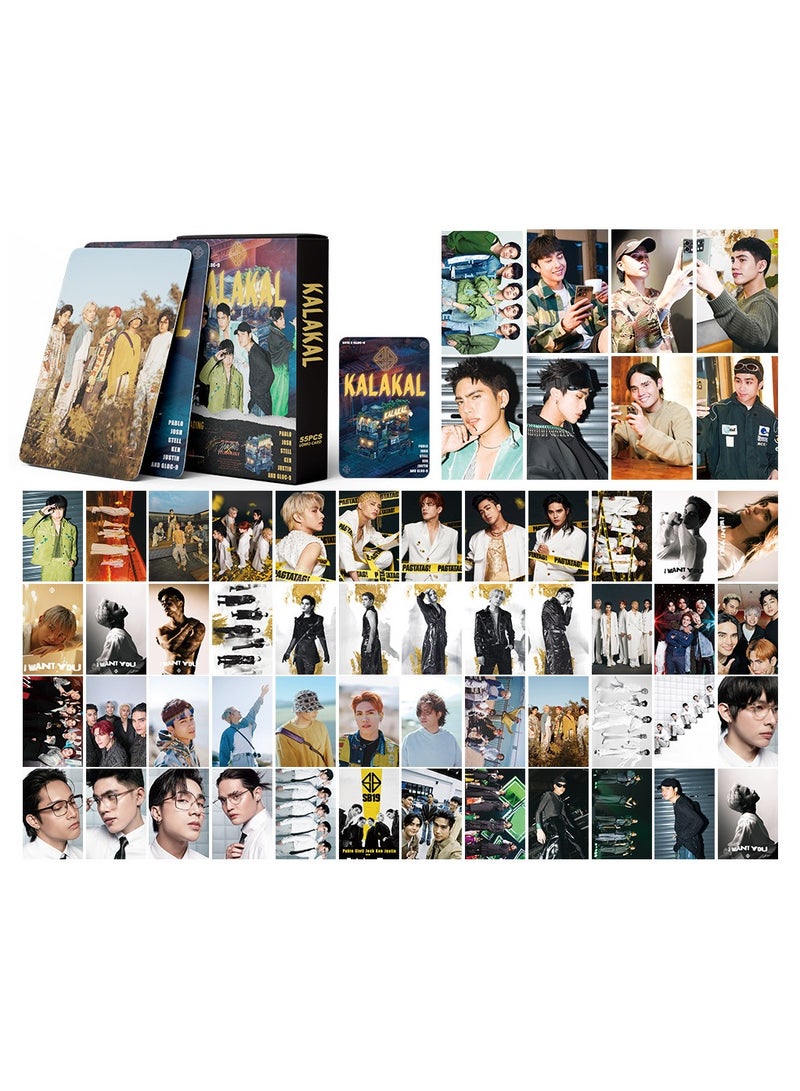 NIBEMINENT 55 Pcs SB19 KALAKAL Lomo Cards Card For Fans Collection Gifts - Image 1