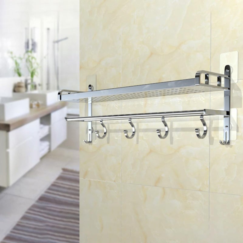12 Pack Self Adhesive Wall Hooks No Drill Mounting for Kitchen Bathroom Storage - Image 5