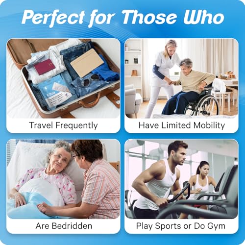 FILTRA® Disposable Wet Wash Gloves | Body Bath | Bathing Gloves | Bed Bath Wipes | Bathing Wipes Pre-Moistened | Re-Sealable Zip Lock Pouch of 10 Gloves - Image 5