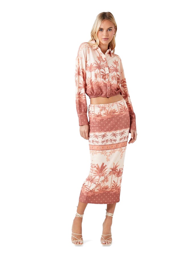 FOREVER 21 تنورة ماكسي مستقيمة - Image 1