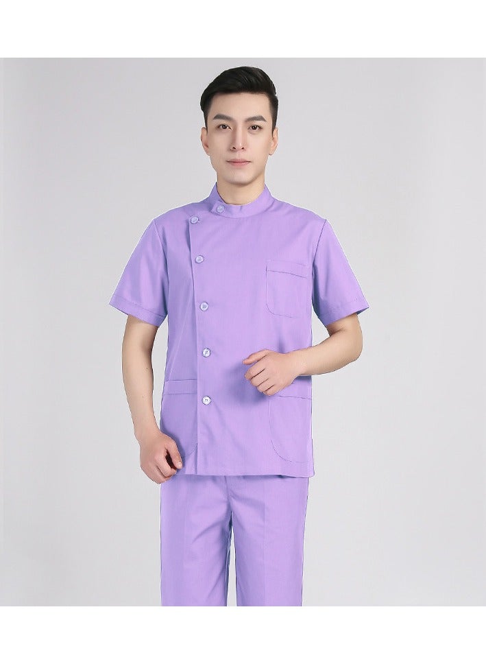KUYING New Summer Thin Nurse Uniform Split Set Medical Work Uniform - Image 1