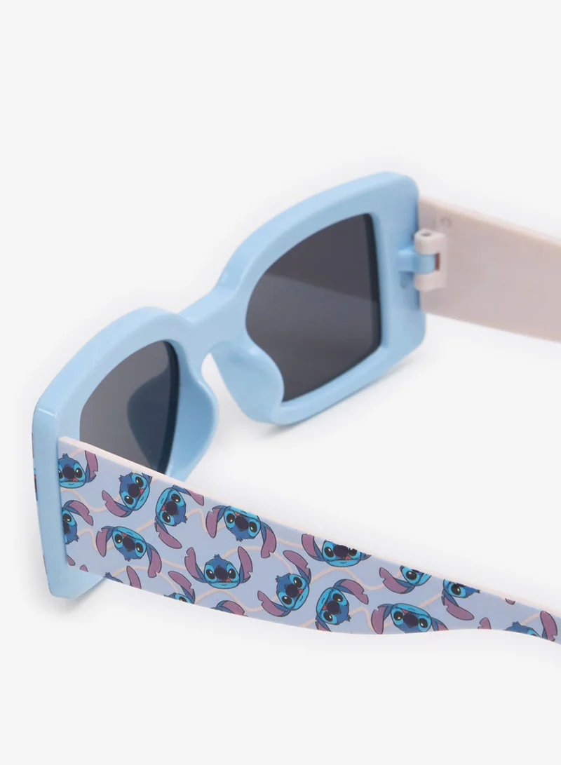 Redtag Girls Ivory And Blue Stitch Print Sunglasses