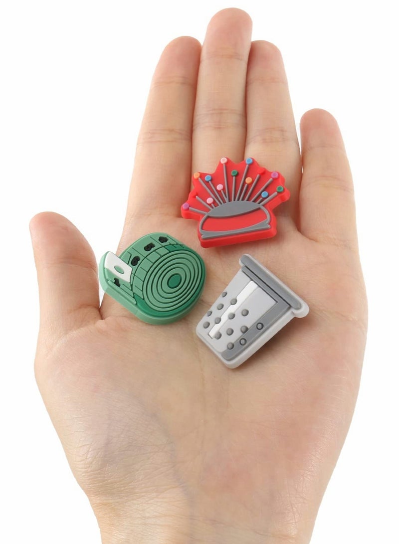 Excefore Crocs Charms 10 Pcs Shoe Decoration Charms Sewing Machine Needle Thread - Image 3