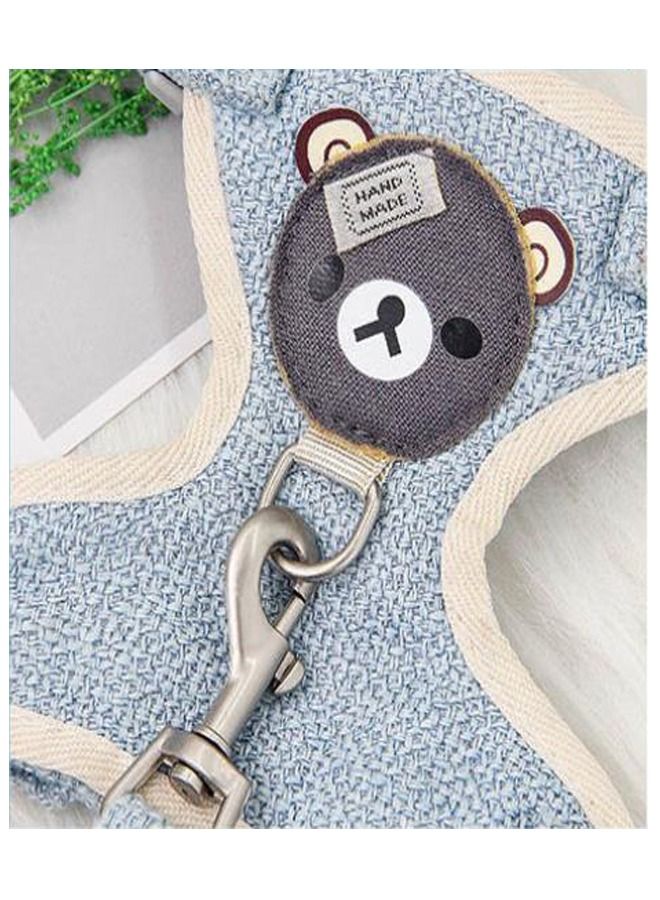 Pet Vest Traction Rope Colour Cartoon Bear Chest Strap Dog Chain Walking The Dog Rope Small Medium Sized Dogs Cat Accessories - Image 5