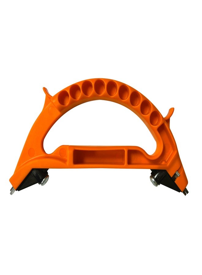 أكيو شارب مبراة AccuSharp متعددة الاستخدامات، مبراة شاملة للسكاكين والمقصات وأدوات الحدائق، تشحذ وتعيد حدّة السكاكين المسننة والسواطير والفؤوس والسكاكين الكبيرة، لون برتقالي - Image 1