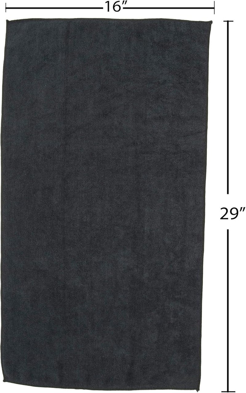 Fromm Softees Microfiber Towels - Navy, 16 x 29 Inch, Pack of 10 - Image 5