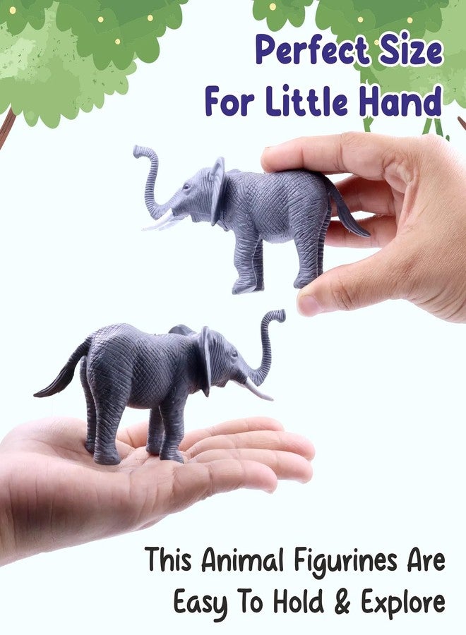 YUIOP - Realistic Farm Animal Set for Kids - 6-Piece Set – Includes Dog, Elephant, Camel, Cow, Goat, and Horse - Educational Toy Set (Farm Animals (6 Pcs Pack)) - Image 2