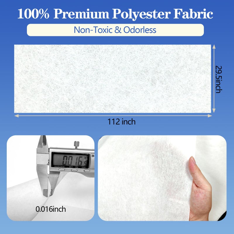 Demiwise MERV 13 Air Filter Material -23 FtÂ² Cut to Fit Air Filter Media for Home HVAC, Furnace, AC & Purifier -Filters Dust and Pet Dander as Small as 0.3 Microns-Easy DIY with Hook Tape - Image 3