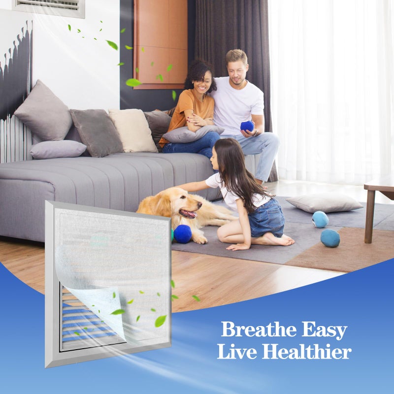 Demiwise MERV 13 Air Filter Material -23 FtÂ² Cut to Fit Air Filter Media for Home HVAC, Furnace, AC & Purifier -Filters Dust and Pet Dander as Small as 0.3 Microns-Easy DIY with Hook Tape - Image 5