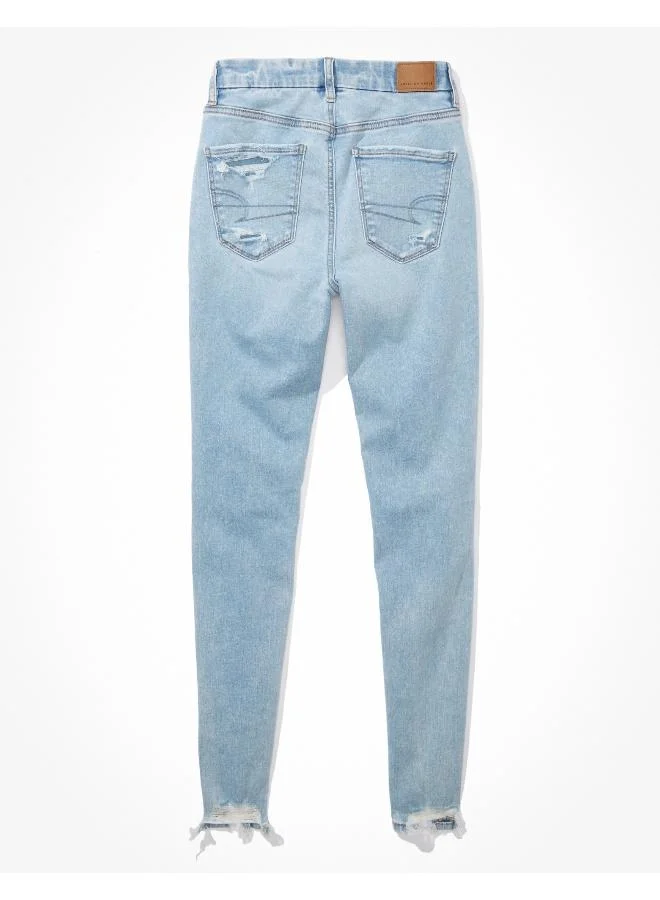 American Eagle AE Ne(x)t Level Ripped Curvy High-Waisted Jegging