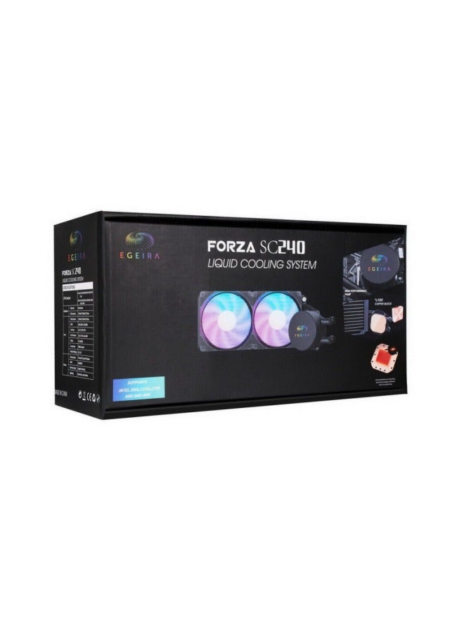 Egeira Cooler – Forza SC240 – Black - Image 1