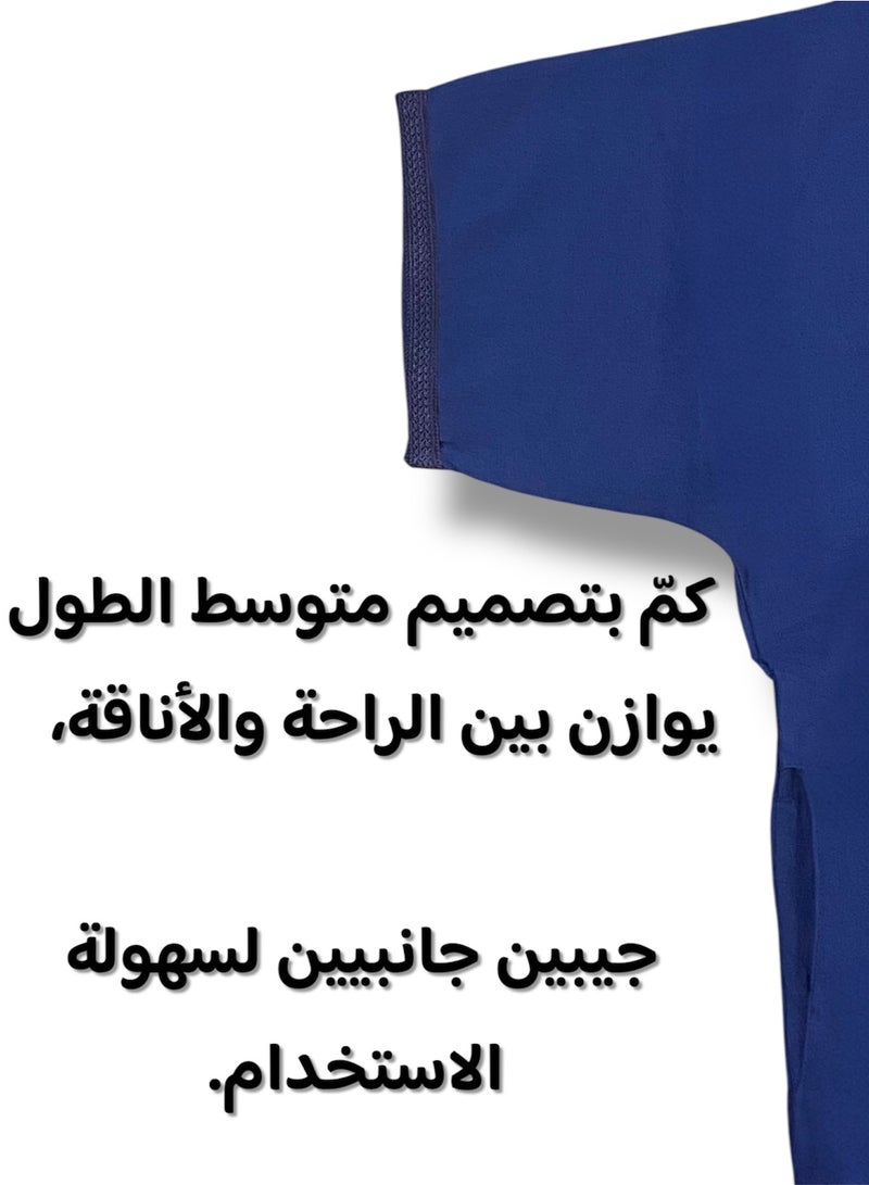 Men's Shirt, Nightgown, Moroccan Robe, Comfortable Men's Gifts Luxury Men's House Robe for Comfort Moroccan Shirt, Men's Summer Shirt, Short Sleeve Shirt, Men's Robe Comfortable Men's Gifts - Image 4
