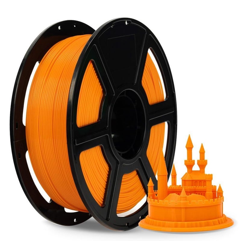 FUTURE ERA 3D Printing Filament – Choose PLA, PETG, or TPU | 1.75mm | 1Kg Roll (ORANGE, PLA) - Image 1