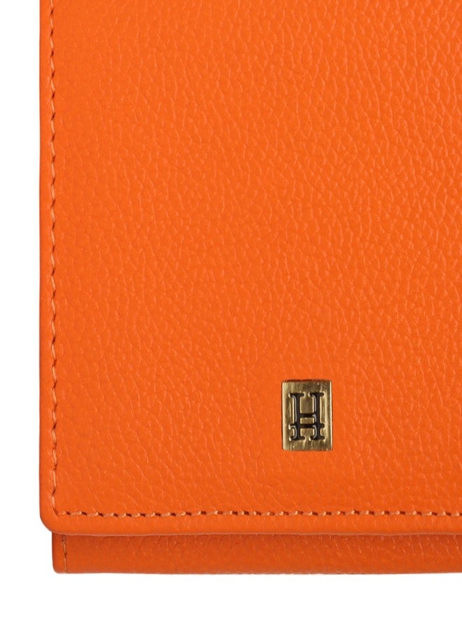 HIROSHI Genuine Leather Ladies Bi-Fold Compact Purse - Image 2