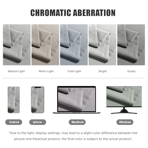 BONZER Outdoor Curtains for Patio Waterproof Thick Privacy Grommet Light Filtering Outside Curtains for Porch Pergola Gazebo Deck, 1 Panel, 54W x 84L inch, Silver - Image 5