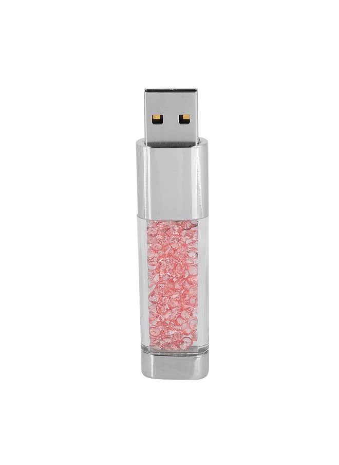 Unique U Disk USB 2.0 Breathing Light Crystal Flash Drive Memory Stick (32G)