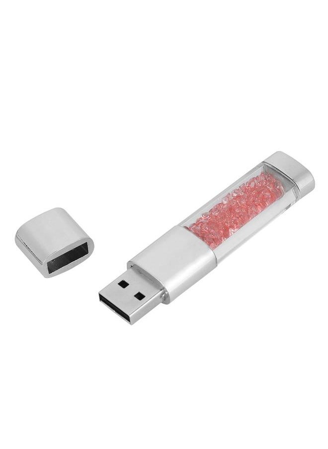 Unique U Disk USB 2.0 Breathing Light Crystal Flash Drive Memory Stick (32G)